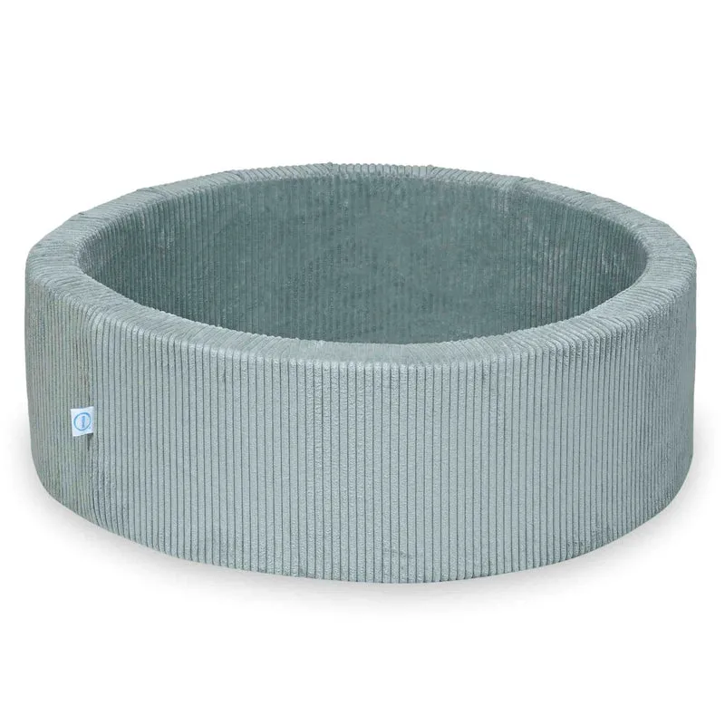 Piscine à Balles 90x30 velours côtelé menthe claire sans balles