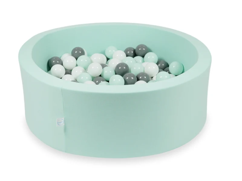 Piscine à balles en menthe 90x30 cm avec 200 balles