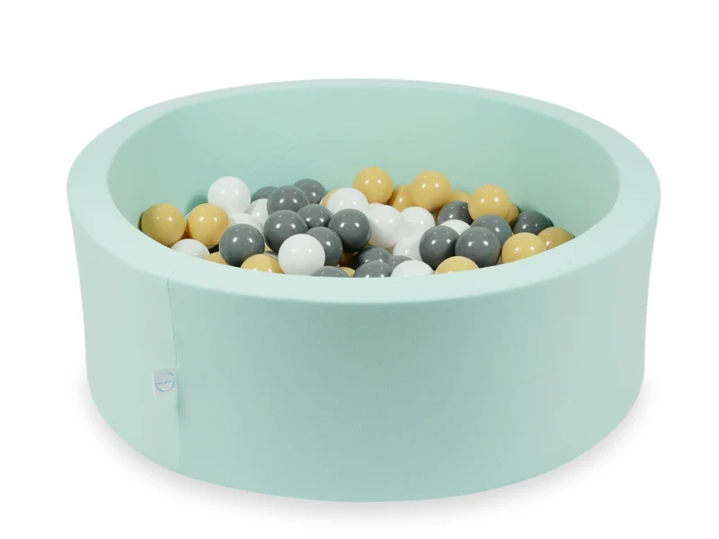 Piscine à balles en menthe 90x30 cm avec 200 balles