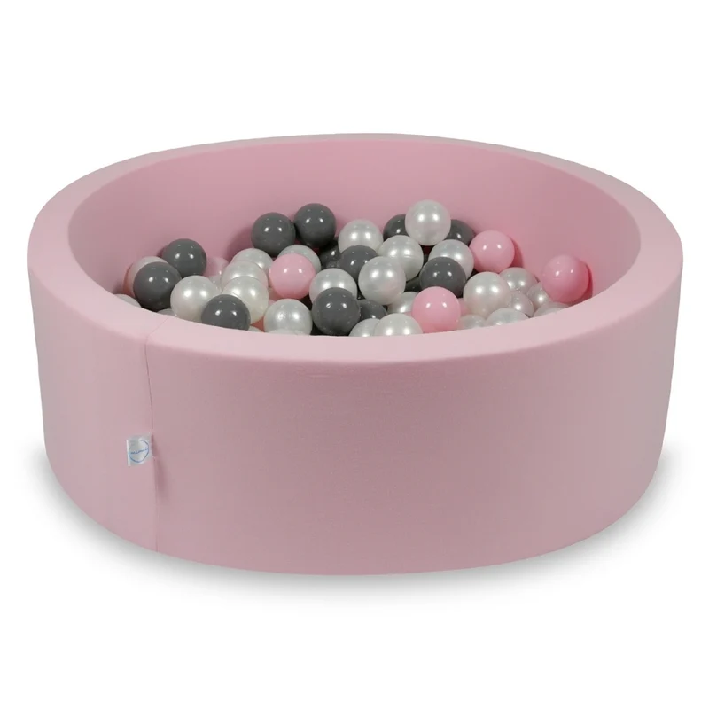 Piscine à balles en Rose poudré 90x30 cm avec 200 balles