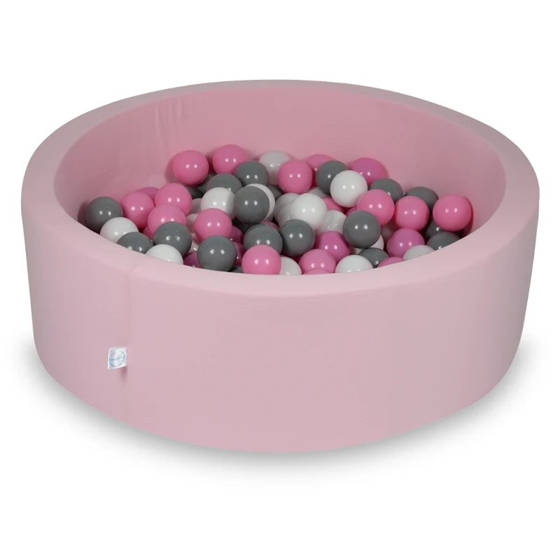 Piscine à balles en Rose poudré 90x30 cm avec 200 balles