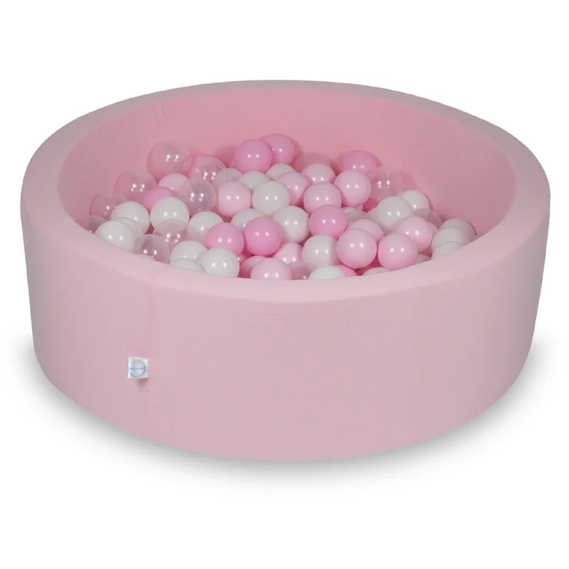 Piscine à balles en Rose poudré 90x30 cm avec 200 balles