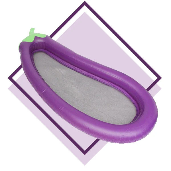 Matelas Gonflable Aubergine