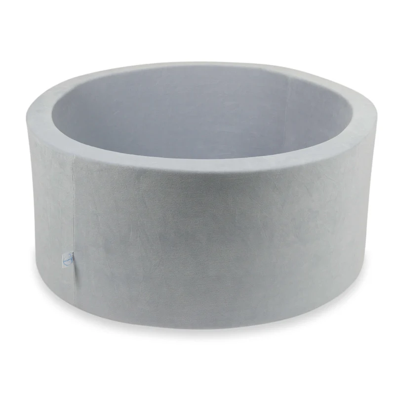 Piscine à Balles 90x40 velvet soft gris clair sans balles