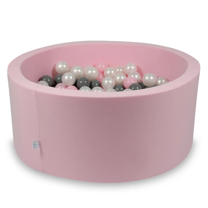 Piscine à balles en puder rosa 90x40 cm avec 300 balles