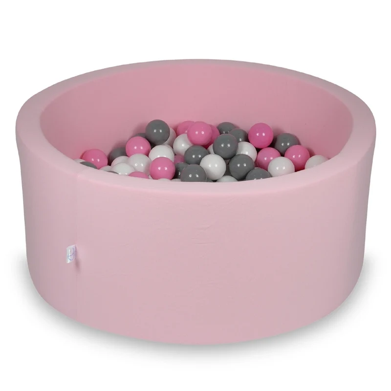 Piscine à balles en puder rosa 90x40 cm avec 300 balles