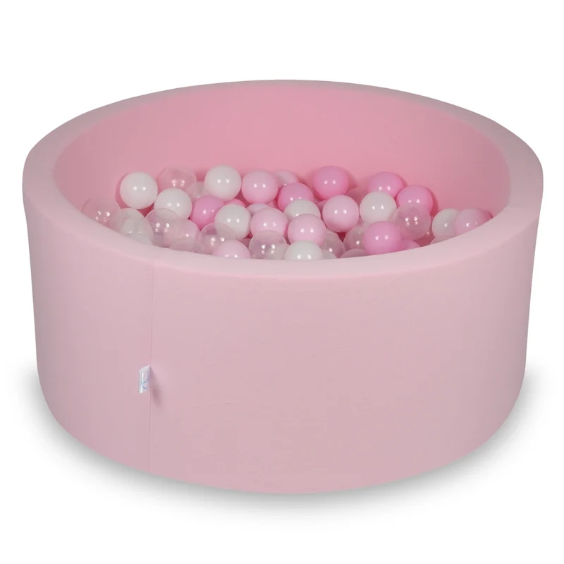 Piscine à balles en puder rosa 90x40 cm avec 300 balles