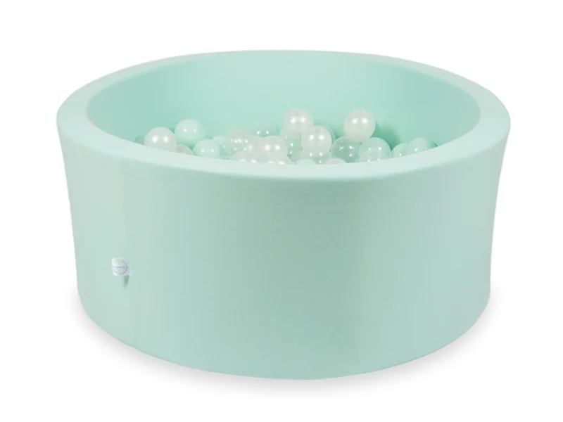 Piscine à balles en menthe 90x40 cm avec 300 balles