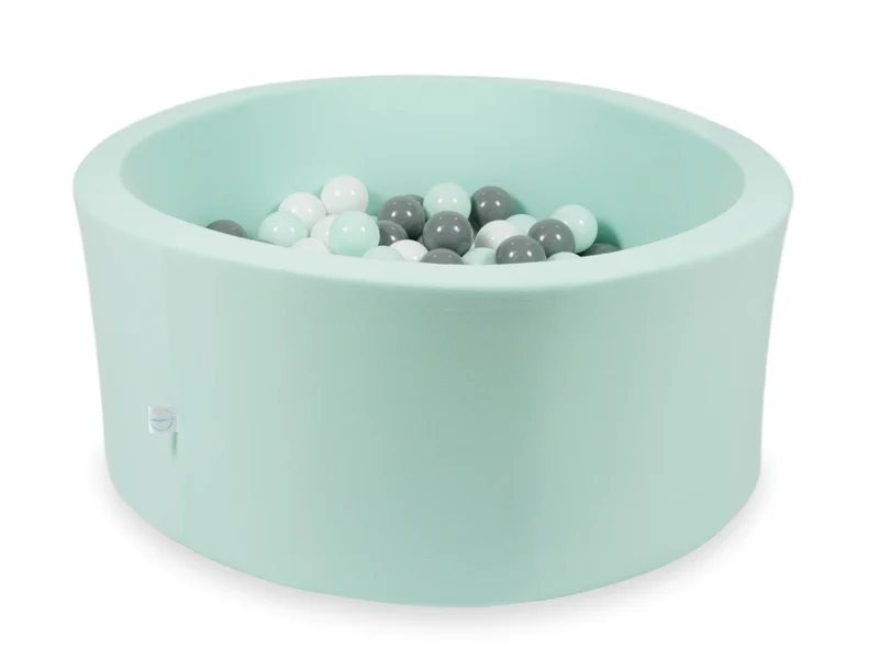 Piscine à balles en menthe 90x40 cm avec 300 balles