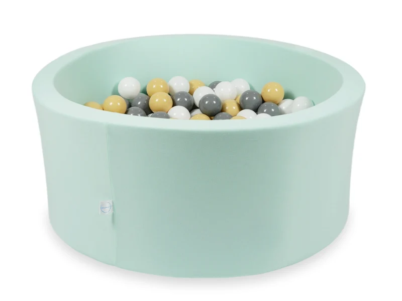 Piscine à balles en menthe 90x40 cm avec 300 balles