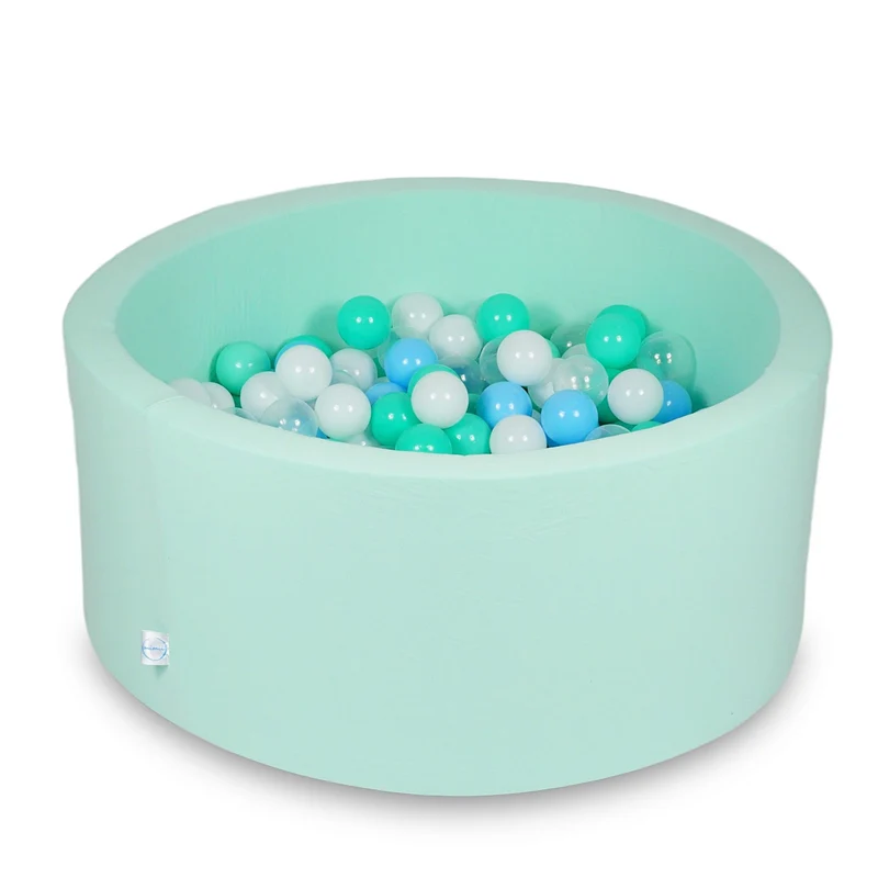 Piscine à balles en menthe 90x40 cm avec 300 balles
