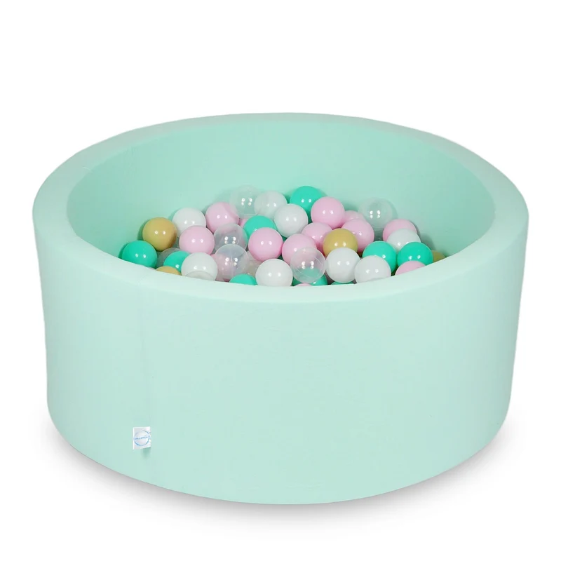 Piscine à balles en menthe 90x40 cm avec 300 balles