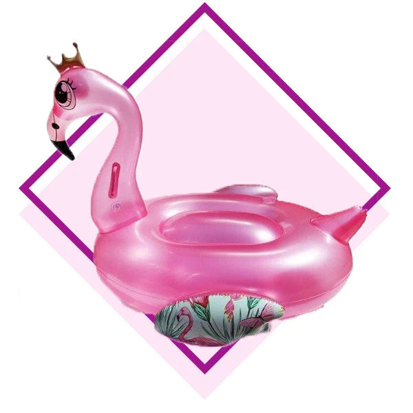 Bouée Gonflable Roi Flamant Rose