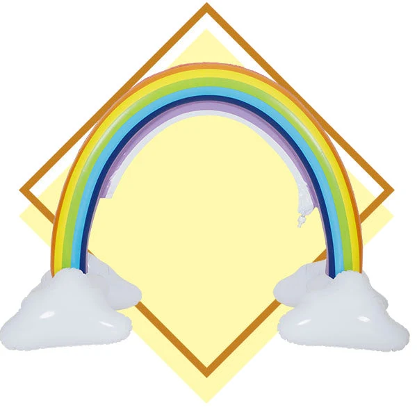 Jouet Gonflable Arroseur Arc-en-ciel
