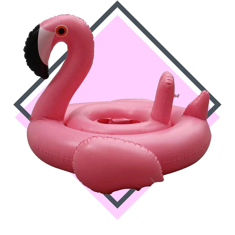 Bouée Gonflable Enfant Flamant Rose