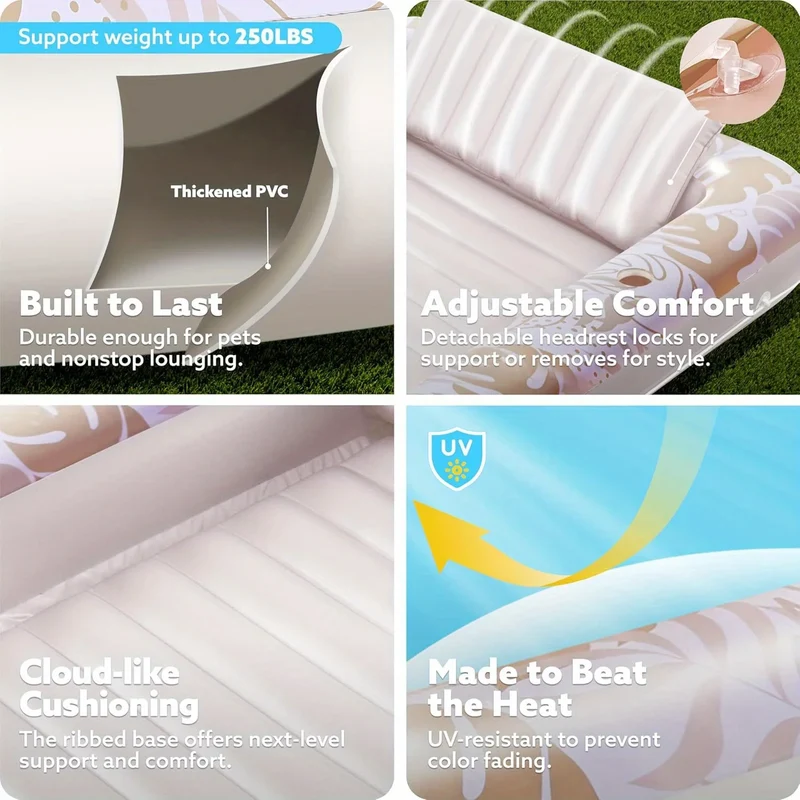 Canapé Gonflable Bain de Soleil XL