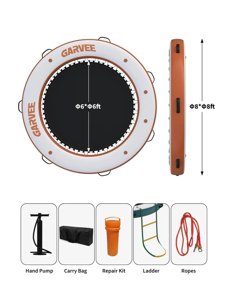 Plateforme Flottante Gonflable Ronde