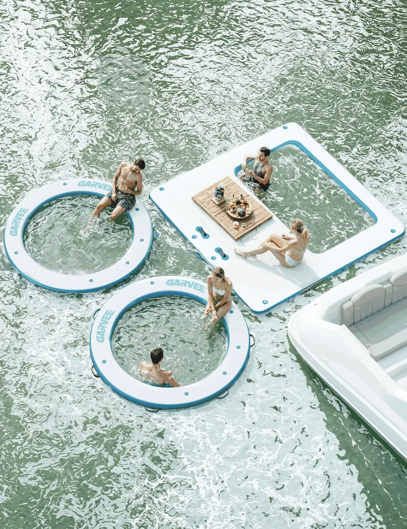 Plateforme Flottante Gonflable Ronde