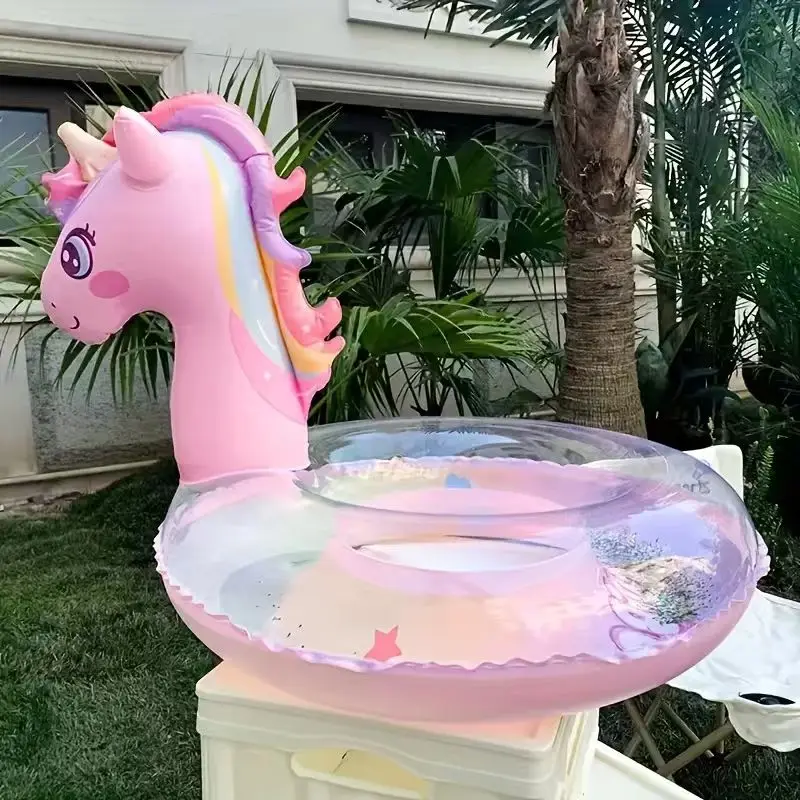 Bouée Gonflable Licorne Pailletee