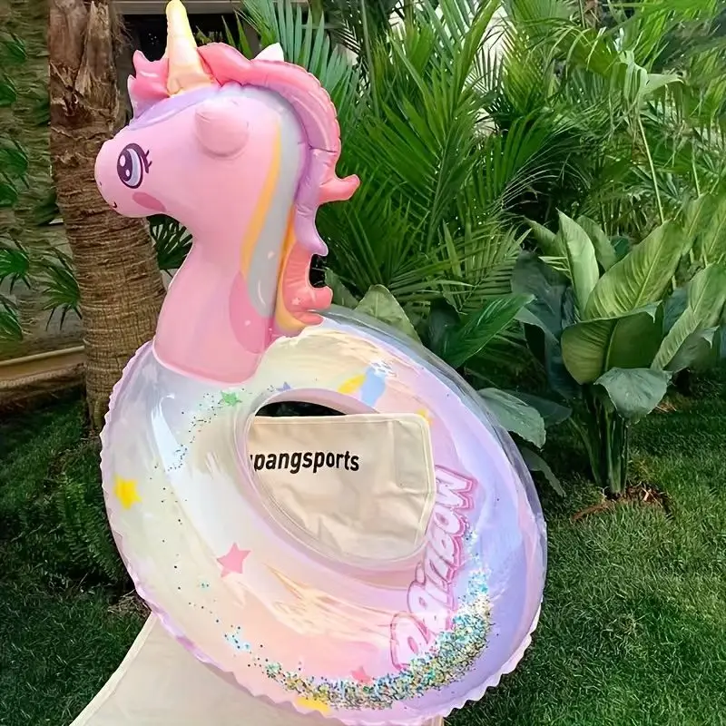 Bouée Gonflable Licorne Pailletee