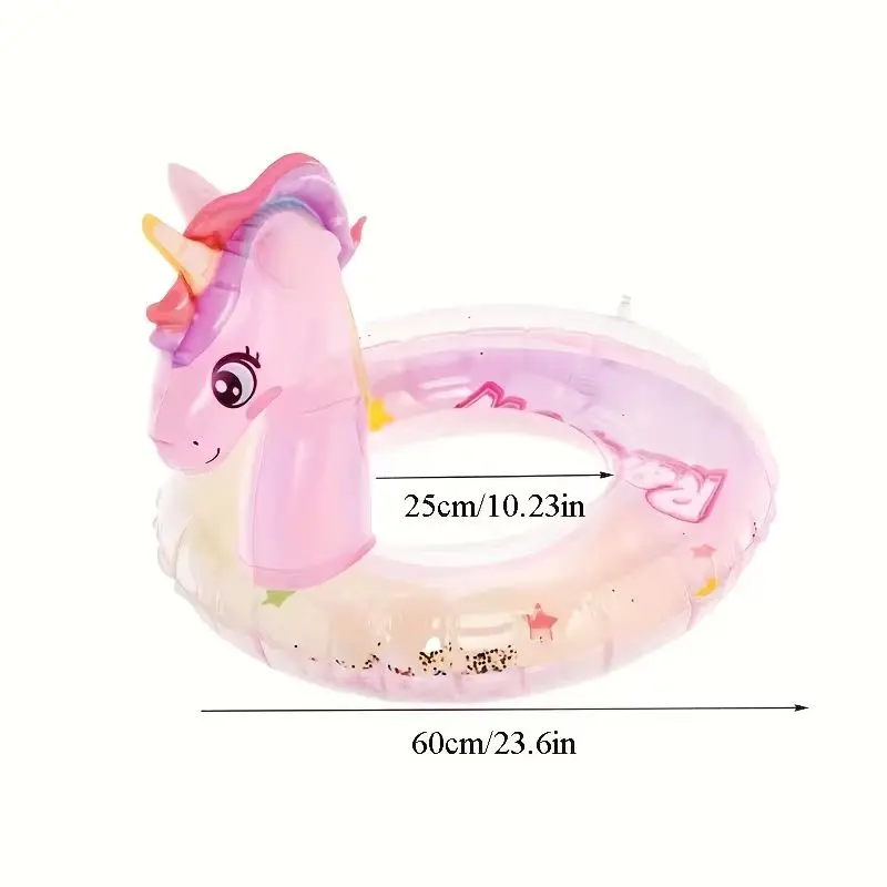 Bouée Gonflable Licorne Pailletee