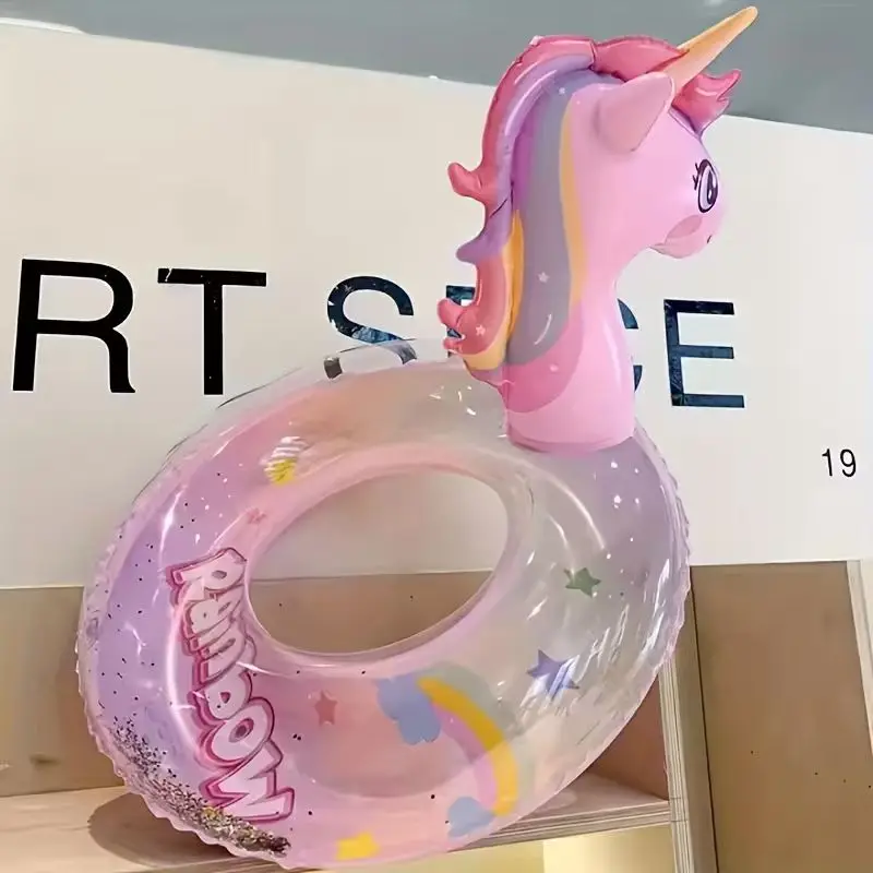 Bouée Gonflable Licorne Pailletee