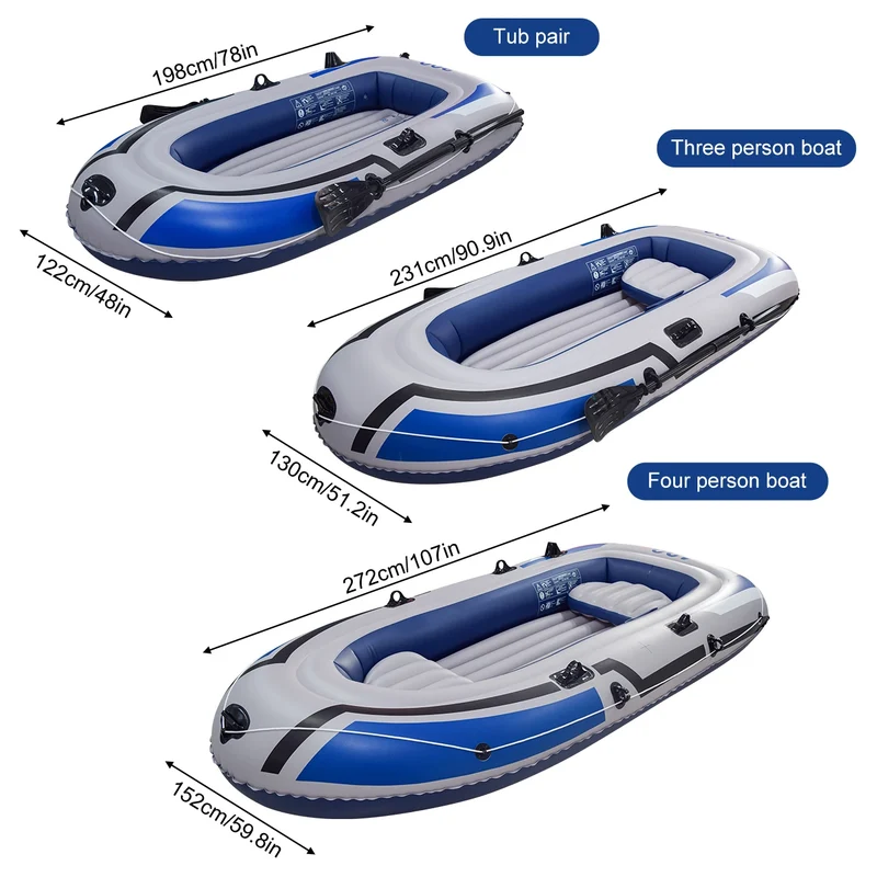 Bateau Gonflable Pêche Rames