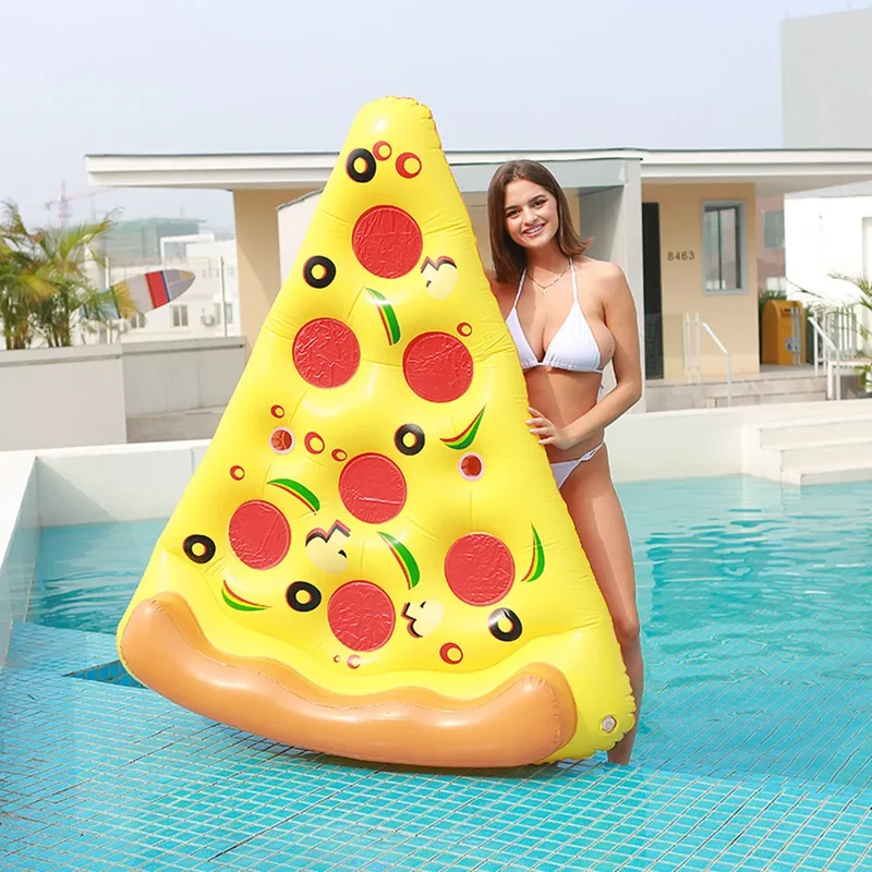 Bouée Gonflable Pizza Géante