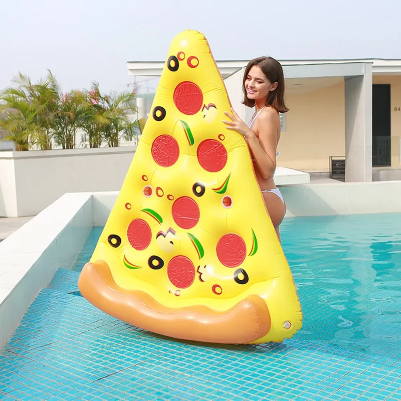 Bouée Gonflable Pizza Géante