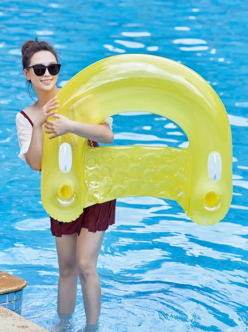 Bouée Gonflable Forme U Porte-Gobelet