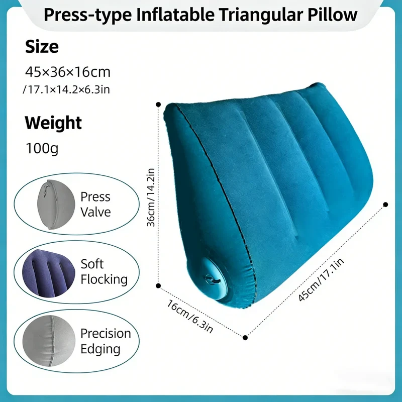 Accessoire Gonflable Oreiller Voyage Triangulaire Cervical