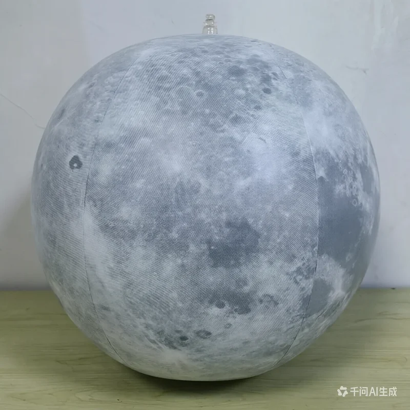 Décoration Gonflable Lune Lumineuse