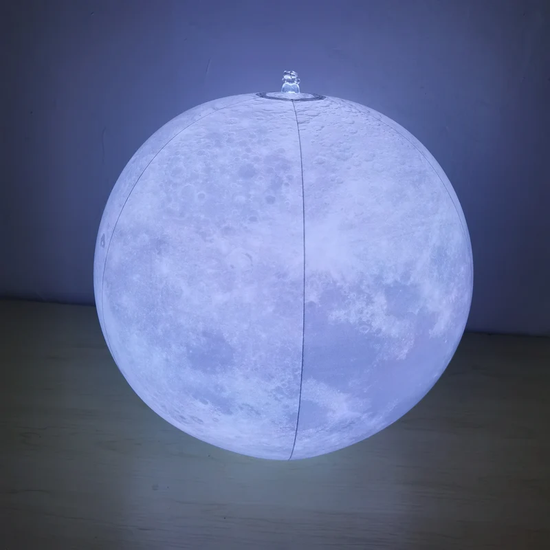 Décoration Gonflable Lune Lumineuse