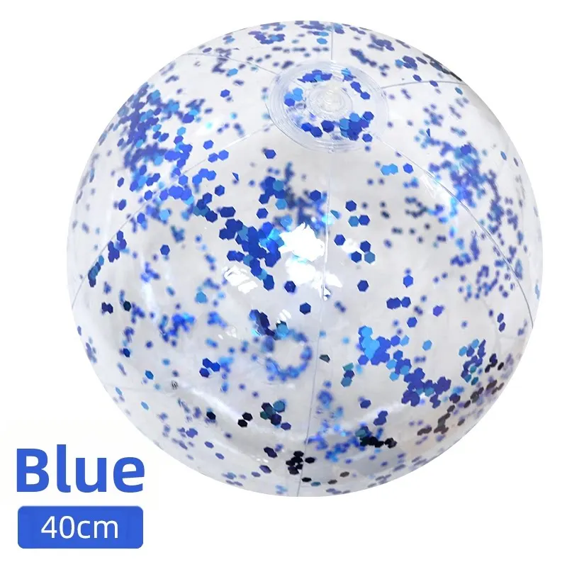 Ballon Gonflable de Plage 40 cm Paillettes