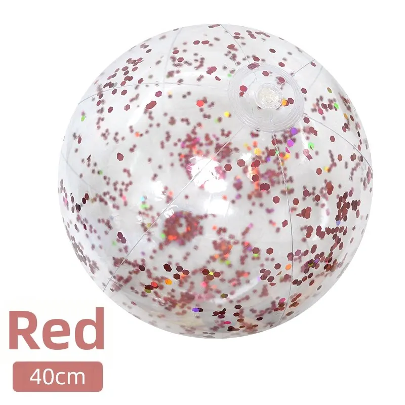 Ballon Gonflable de Plage 40 cm Paillettes