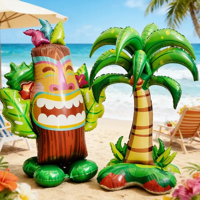 Décoration Gonflable Palmier Hawaïen 71 × 45 cm