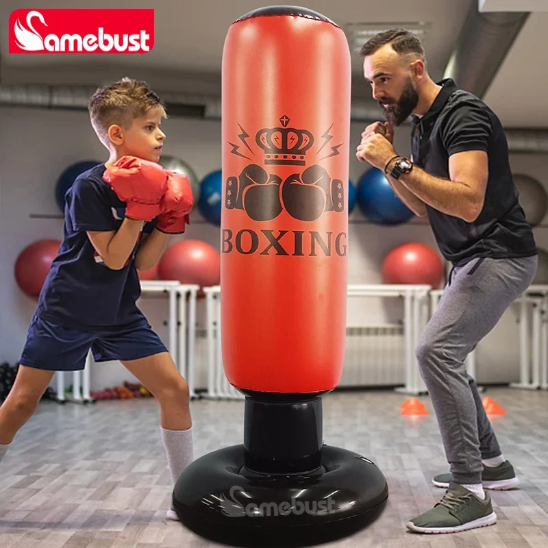 Accessoire Gonflable Sac de Boxe À Dos Rebond
