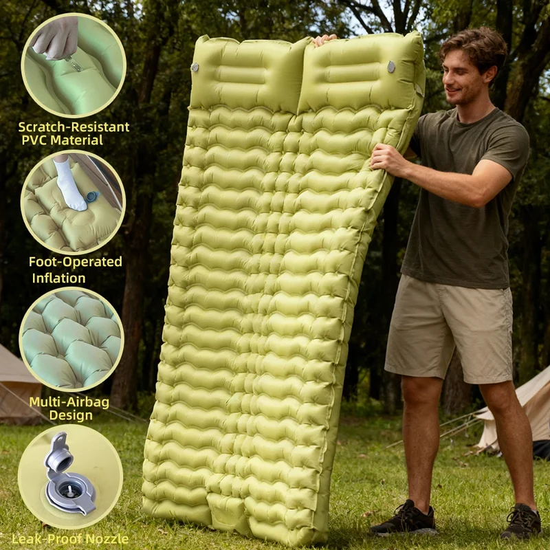 Matelas Gonflable Camping Double Ultraléger