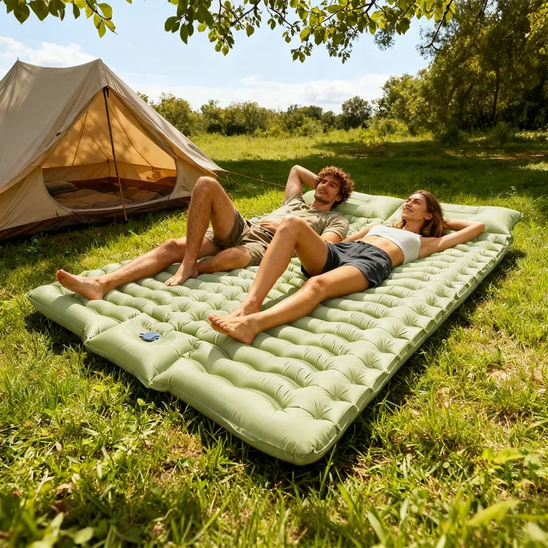 Matelas Gonflable Camping Double Ultraléger
