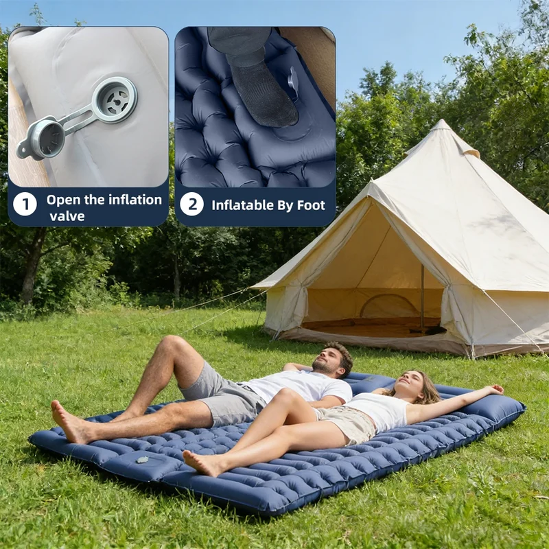 Matelas Gonflable Camping Double Ultraléger