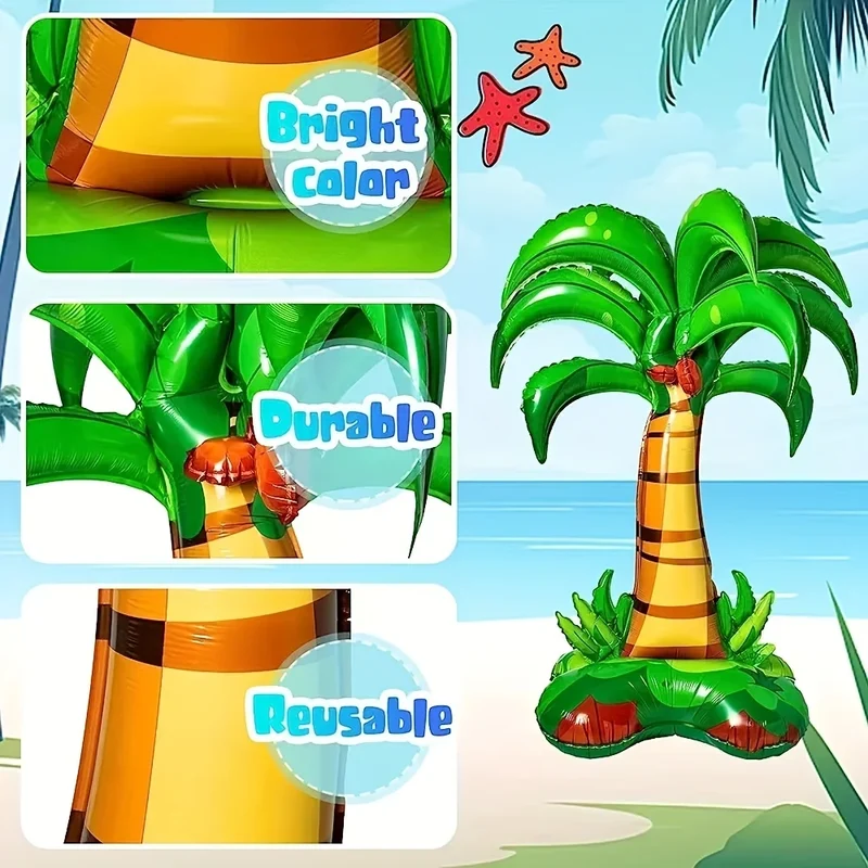 Décoration Gonflable Palmier 3D Hawaï Lot de 2