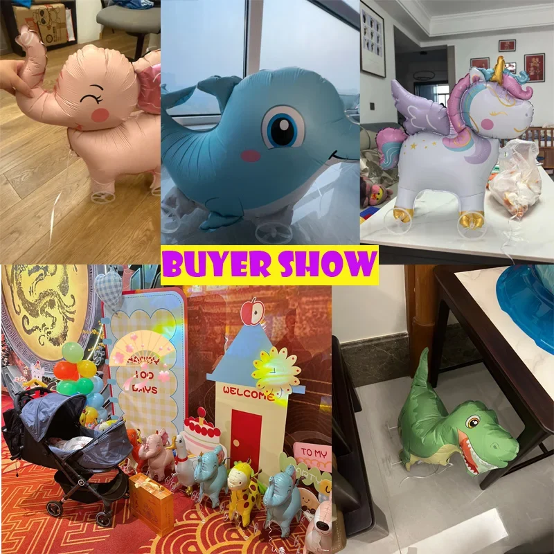 Ballon Gonflable Animal Marchant Baby Shower