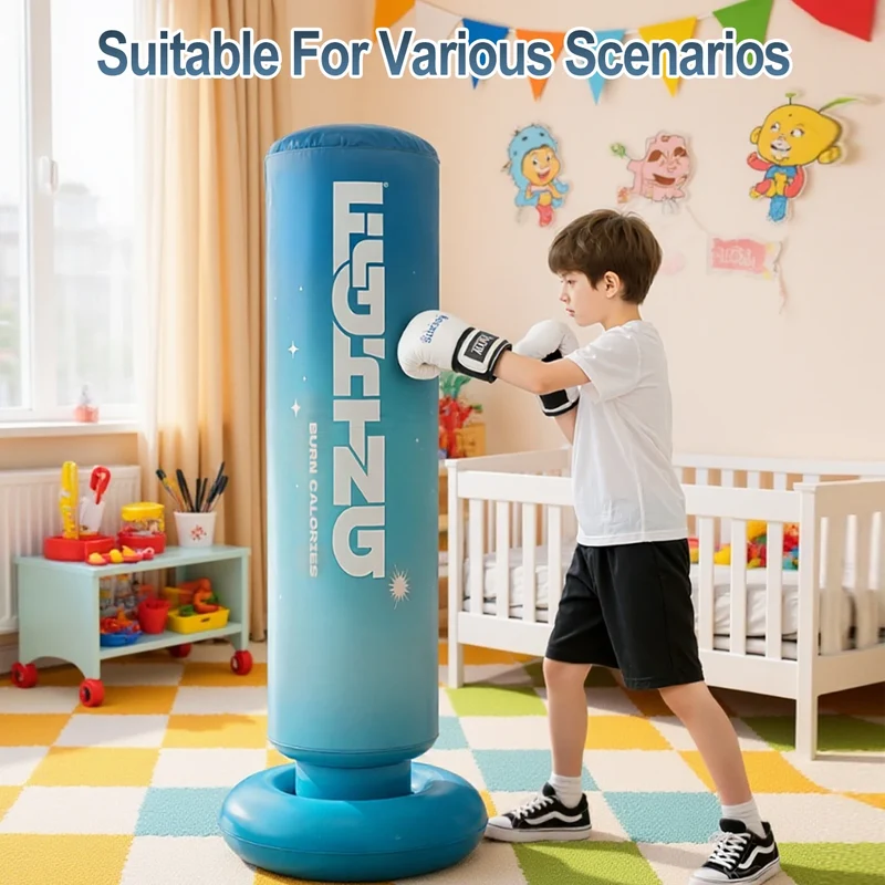 Accessoire Gonflable Sac de Boxe Autoportant PVC