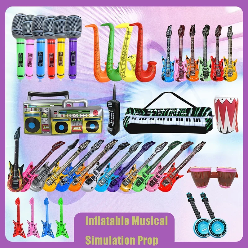 Décoration Gonflable Instruments de Musique