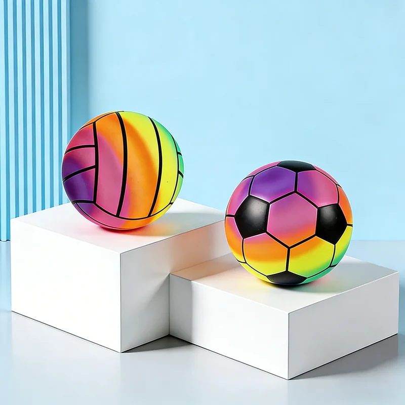Ballon Gonflable Arc-en-Ciel 22 cm Plage