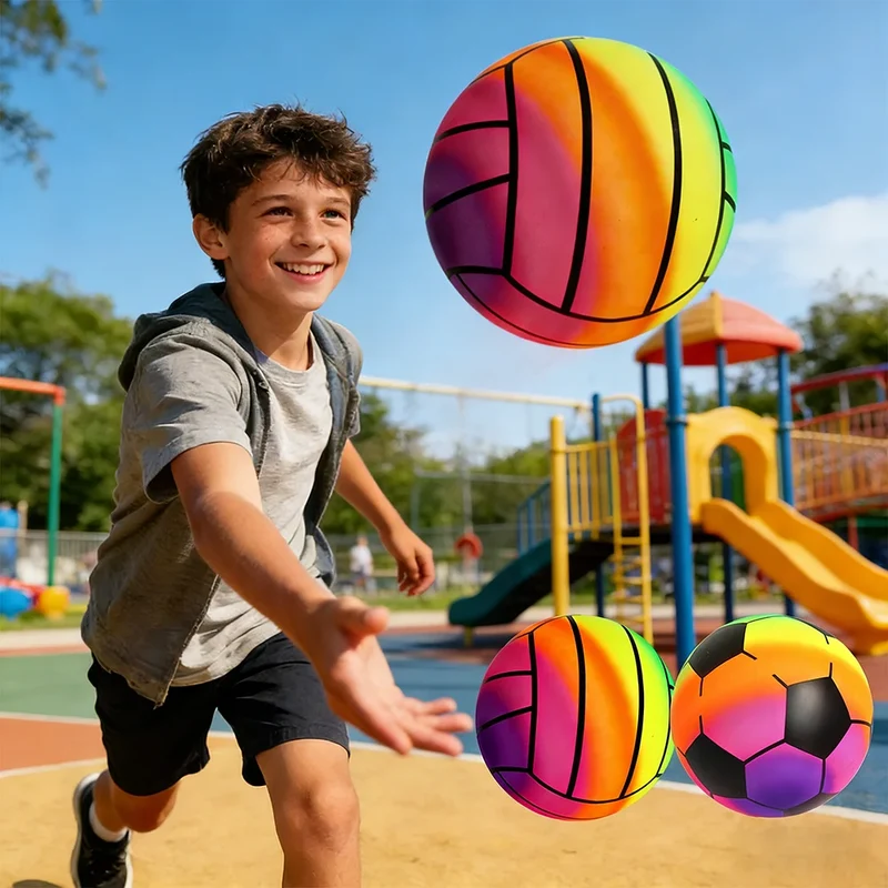 Ballon Gonflable Arc-en-Ciel 22 cm Plage