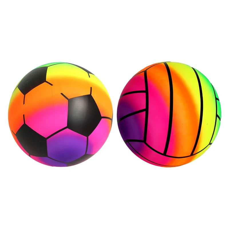 Ballon Gonflable Arc-en-Ciel 22 cm Plage