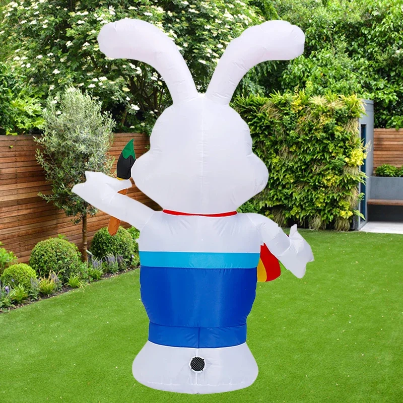 Décoration Gonflable Pâques Lapin Œuf 1,8 m