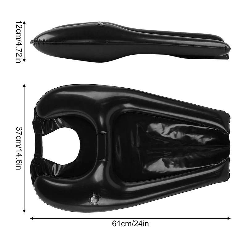 Accessoire Gonflable Bassin Lavage Cheveux Lit Personne Âgée