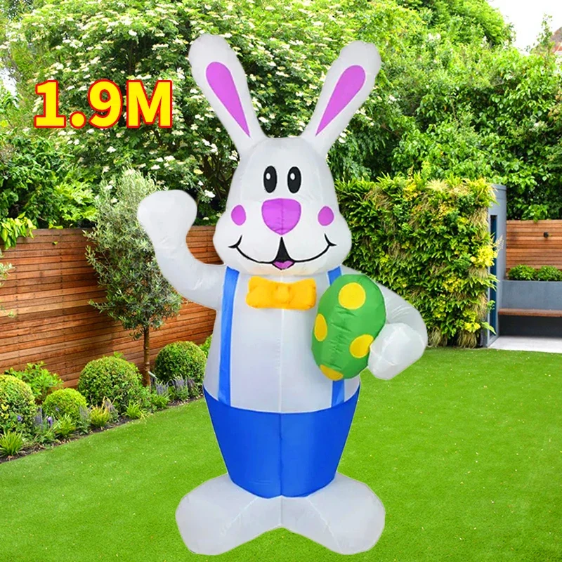 Décoration Gonflable Pâques Lapin 1,9 m
